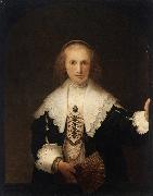 REMBRANDT Harmenszoon van Rijn Portrait of Agatha Bas (mk33) oil painting on canvas